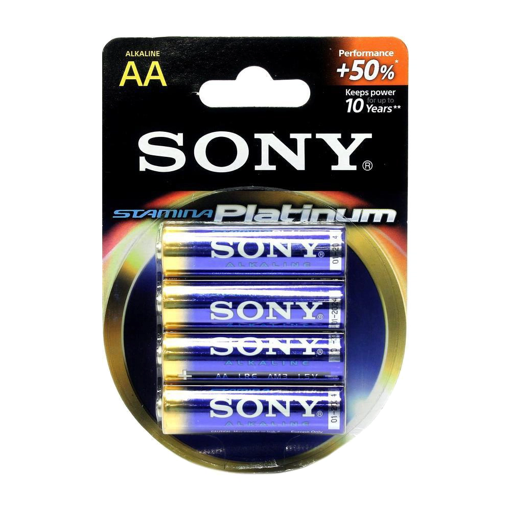 Sony Stamina Platinum Battery AA - 4 Pack
