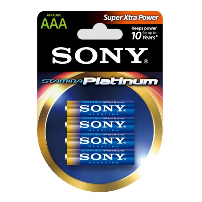 Sony Stamina Platinum Battery AAA - 4 Pack