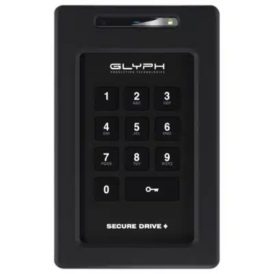 Glyph SecureDrive+ Encrypted SSD Drive with Keypad