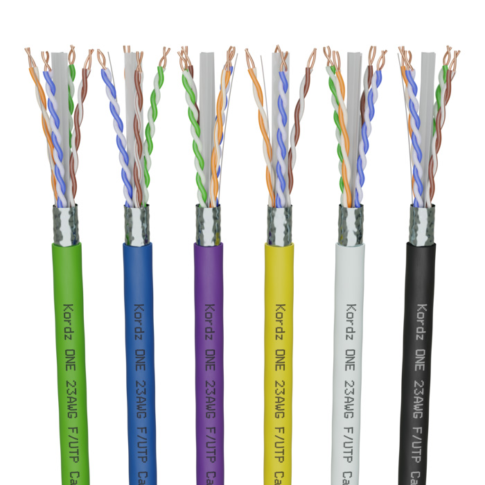Kordz ONE F/UTP Category 6A Shielded Network Cable
