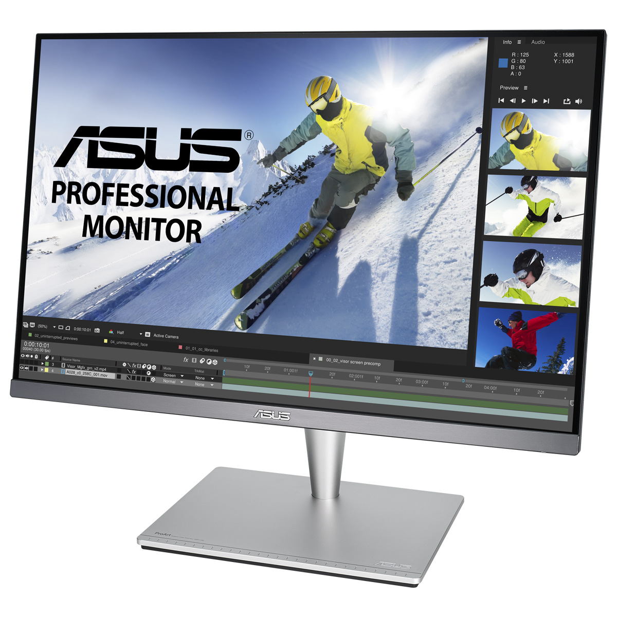 Asus ProArt 24-inch Display PA24AC Professional Monitor