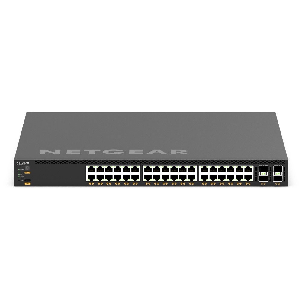 Netgear M4350-36X4V 36x10G/Multi-Gig PoE++ (280W base, up to 1,760W) and 4xSFP28 25G Managed Switch