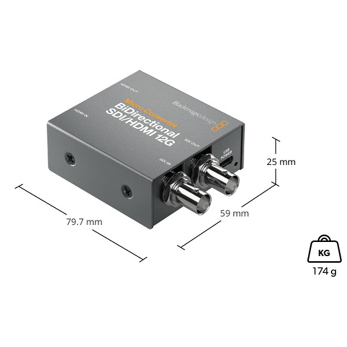 Blackmagic Design Micro Converter BiDirect SDI/HDMI 12G PSU